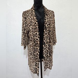 Crazy Train Leopard Print Cardigan
